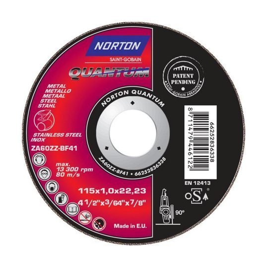 Norton Quantum Inox vágókorong 115 x 1 mm