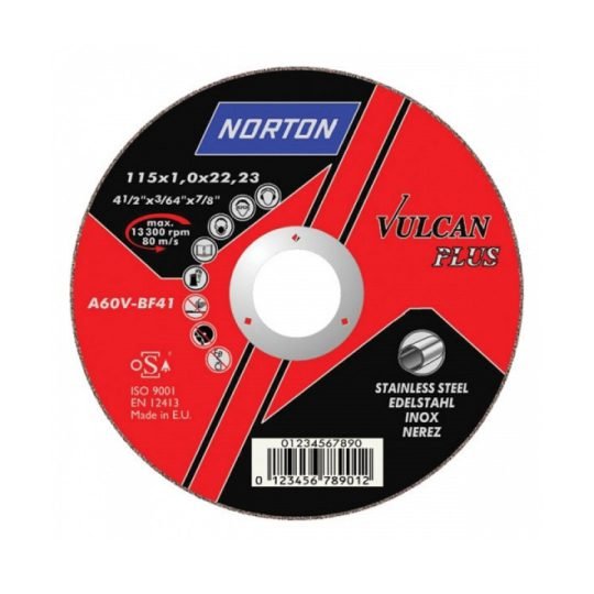 Norton Vulcan Inox vágókorong 115 x 1 mm