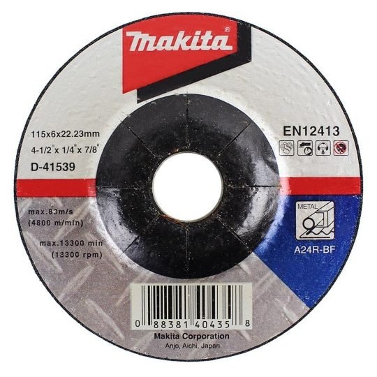 Makita D-41539 Nagyolótárcsa 115 x 6 mm