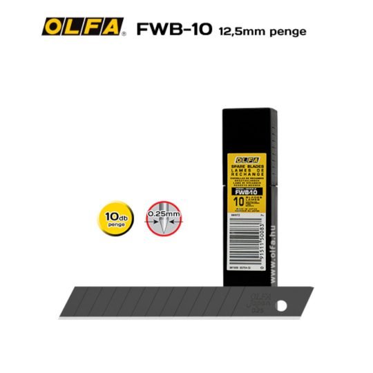 Olfa FWB-10 - 12,5mm-es Standard tördelhető penge