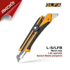 Olfa L-5/LFB - 18mm-es Standard kés / sniccer AKCIÓ