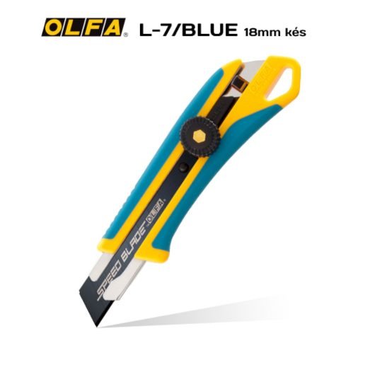 Olfa L-7/BLUE 18mm-es standard kés / sniccer