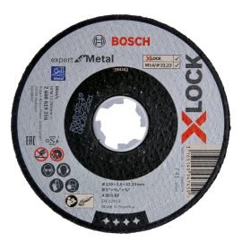 Bosch X-LOCK Expert for Metal Egyenes Vágótárcsa 125 x 2,5 mm