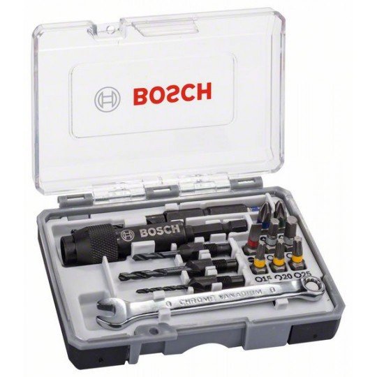 Bosch 20 részes Drill&Drive csavarbitkészlet PH2; PH2; PZ2; SL5; H4; H5; T15; T20; T25