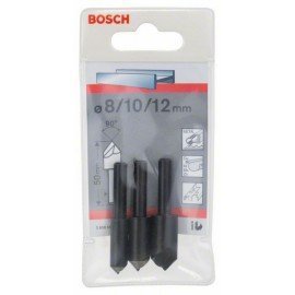 Bosch 3 részes kúpos süllyesztőkészlet 50 mm / 6-8 mm / 8; 10; 12 mm