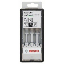 Bosch 3 részes Robust Line száraz gyémántfúró készlet, Easy Dry Best for Ceramic 6,0; 8,0; 10,0 mm
