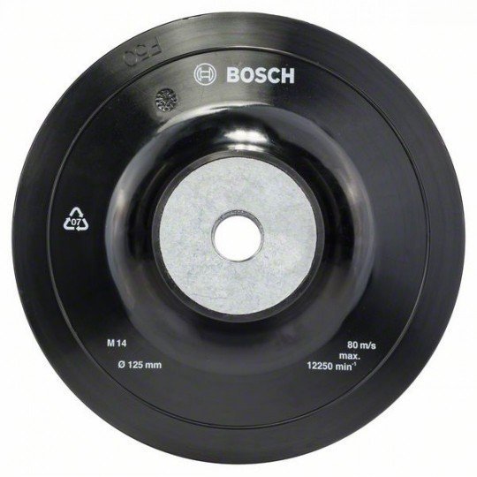 Bosch Alátéttányér 125 mm, 12 500 ford/perc