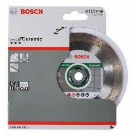 Bosch Best for Ceramic gyémánt darabolótárcsák 115 x 22,23 x 1,8 x 10 mm