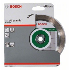 Bosch Best for Ceramic gyémánt darabolótárcsák 125 x 22,23 x 1,8 x 10 mm