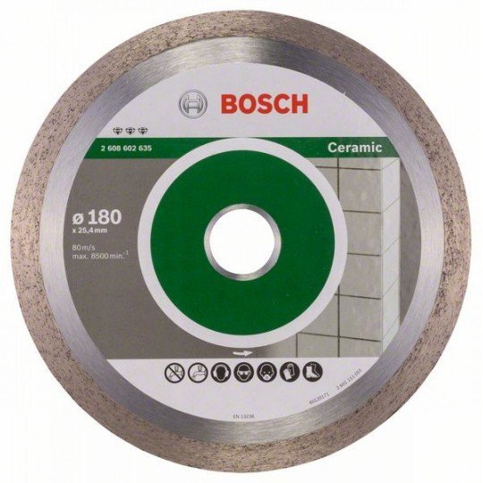 Bosch Best for Ceramic gyémánt darabolótárcsák 180 x 25,40 x 2,2 x 10 mm