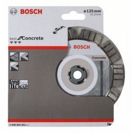 Bosch Best for Concrete gyémánt darabolótárcsák 125 x 22,23 x 2,2 x 12 mm