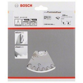 Bosch Best for Laminated Panel kúpos előkarcoló lap 100 x 22 x 2,2 mm; 24