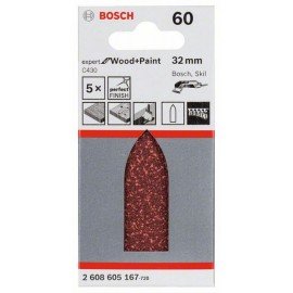Bosch C430 csiszolólap, 5-ös csomag 32 mm, 60