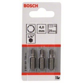 Bosch Csavarozófej, extra kemény HEX 4, 25 mm