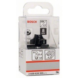 Bosch E profilmaró 8 mm, R1 6,3 mm, D 25,4 mm, L 14 mm, G 46 mm