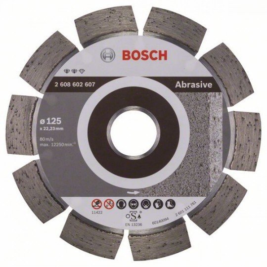Bosch Expert for Abrasive gyémánt darabolótárcsa 125 x 22,23 x 1,6 x 10 mm