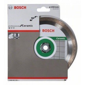 Bosch Gyémánt darabolótárcsa, Standard for Ceramic kivitel 150 x 22,23 x 1,6 x 7 mm