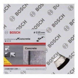 Bosch Gyémánt darabolótárcsa, Standard for Concrete kivitel 115 x 22,23 x 1,6 x 10 mm