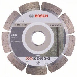 Bosch Gyémánt darabolótárcsa, Standard for Concrete kivitel 125 x 22,23 x 1,6 x 10 mm