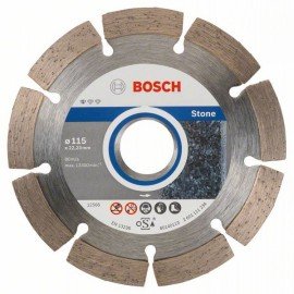 Bosch Gyémánt darabolótárcsa, Standard for Stone kivitel 115 x 22,23 x 1,6 x 10 mm