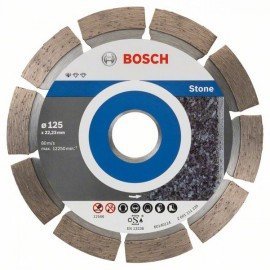Bosch Gyémánt darabolótárcsa, Standard for Stone kivitel 125 x 22,23 x 1,6 x 10 mm