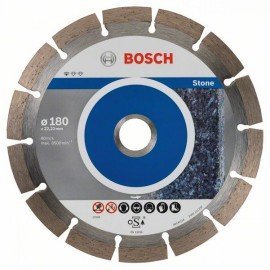Bosch Gyémánt darabolótárcsa, Standard for Stone kivitel 180 x 22,23 x 2 x 10 mm