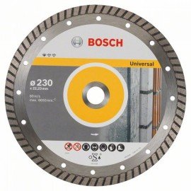 Bosch Gyémánt darabolótárcsa, Standard for Universal Turbo kivitel 230 x 22,23 x 2,5 x 10 mm