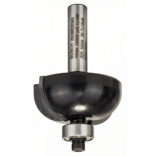 Bosch Homorulatmarók 8 mm, R1 12 mm, D 36,7 mm, L 16 mm, G 58 mm