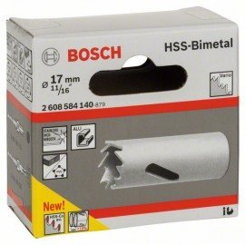 Bosch HSS-bimetál körkivágó standard adapterekhez 17 mm, 11/16"