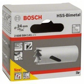 Bosch HSS-bimetál körkivágó standard adapterekhez 24 mm, 15/16"