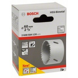 Bosch HSS-bimetál körkivágó standard adapterekhez 60 mm, 2 3/8"