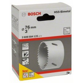 Bosch HSS-bimetál körkivágó standard adapterekhez 76 mm, 3"