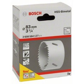 Bosch HSS-bimetál körkivágó standard adapterekhez 83 mm, 3 1/4"