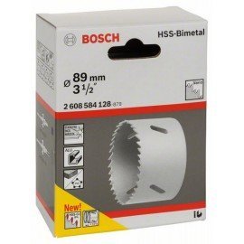 Bosch HSS-bimetál körkivágó standard adapterekhez 89 mm, 3 1/2"