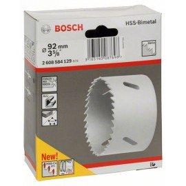 Bosch HSS-bimetál körkivágó standard adapterekhez 92 mm, 3 5/8"