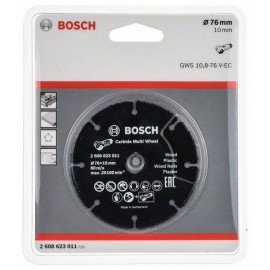 Bosch Keményfém darabolótárcsa, Multi Wheel 76 mm; 1 mm; 10 mm