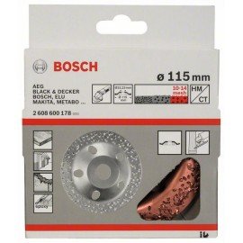Bosch Keményfém fazékkorong 115 x 22,23 mm; durva, ferde