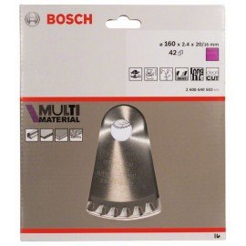 Bosch Körfűrészlap, Multi Material 160 x 20/16 x 2,4 mm; 42
