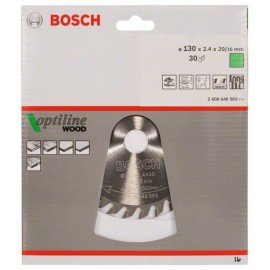 Bosch Körfűrészlap, Optiline Wood 130 x 20/16 x 2,4 mm, 30