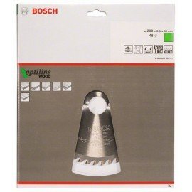 Bosch Körfűrészlap, Optiline Wood 200 x 30 x 2,8 mm, 48