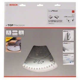 Bosch Körfűrészlap, Top Precision Best for Wood 300 x 30 x 3,2 mm, 72