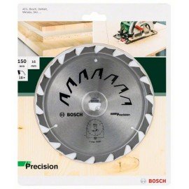 Bosch PRECISION körfűrészlap D= 150 mm; Furat= 16 mm; Z= 18