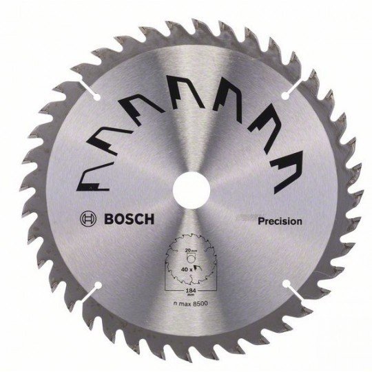 Bosch PRECISION körfűrészlap D= 184 mm; Furat= 16 mm; Z= 40