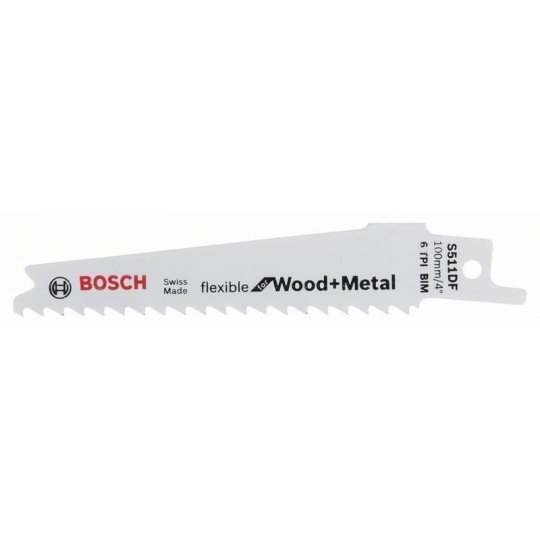 Bosch Szablyafűrészlap S 511 DF Flexible for Wood and Metal