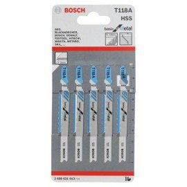 Bosch Szúrófűrészlap T 118 A Basic for Metal