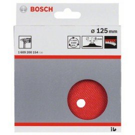 Bosch Tépőzáras csiszolótányér 125 mm, 8 mm