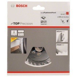 Bosch Top Precision Laminated Panel előkarcoló lap 100 x 22 x 2,8-3,6 mm, 12+12
