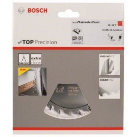 Bosch Top Precision Laminated Panel előkarcoló lap 125 x 20 x 2,8-3,6 mm, 12+12
