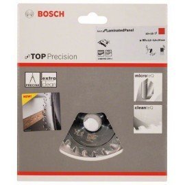 Bosch Top Precision Laminated Panel előkarcoló lap 80 x 20 x 2,8-3,6 mm, 10+10