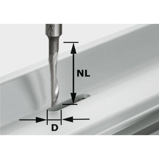 Festool HS alumínium-maró, szár 8 mm HS S8 D5/NL23